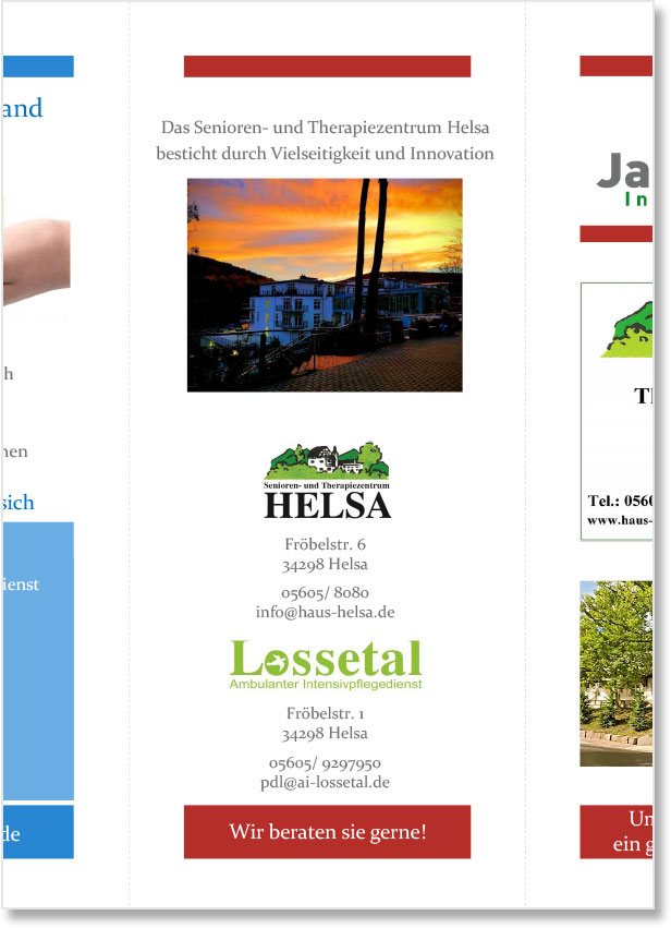 Senioren- und Therapiezentrum Helsa GmbH - Flyer